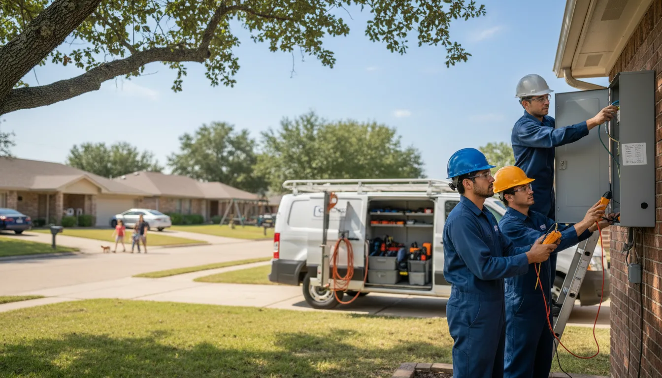 Certified electrician providing emergency electrical services in Ellery, IL